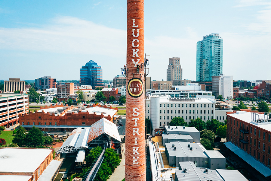 Lucky Strike Smokestack