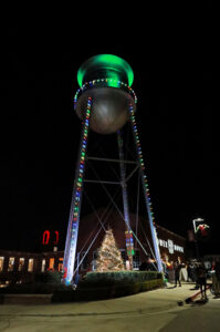 Rocky Mount Mills Tower Lighting