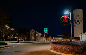 Rocky Mount Mills Tower Lighting