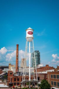 Lucky Strike Cheerwine tower