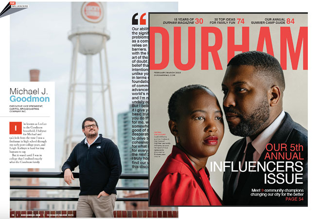 Michael Goodmon - Durham Magazine