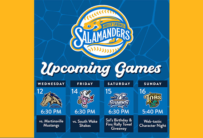 Holly Springs Salamanders games