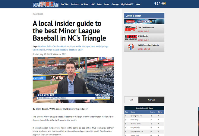 WRAL MiLB Insider